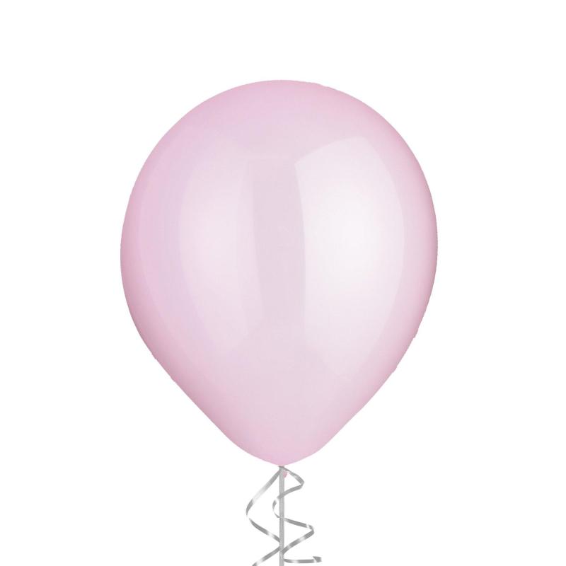 1Ct, 12In, Clear Pink Latex Balloon  |  Shop by Color Shop by Color Shop by Color