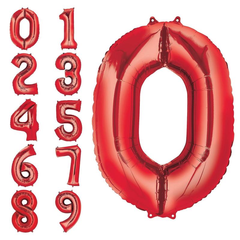 34In Red Number Balloon (0)  |  Shop by Color Shop by Color Shop by Color