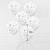 6Ct, 12In, Metallic Confetti Balloons  |  Shop by Color Shop by Color Shop by Color