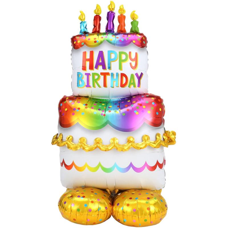 Airloonz Birthday Cake Balloon, 53In  |  Giant Giant Giant