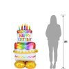 Airloonz Birthday Cake Balloon, 53In  |  Giant Giant Giant