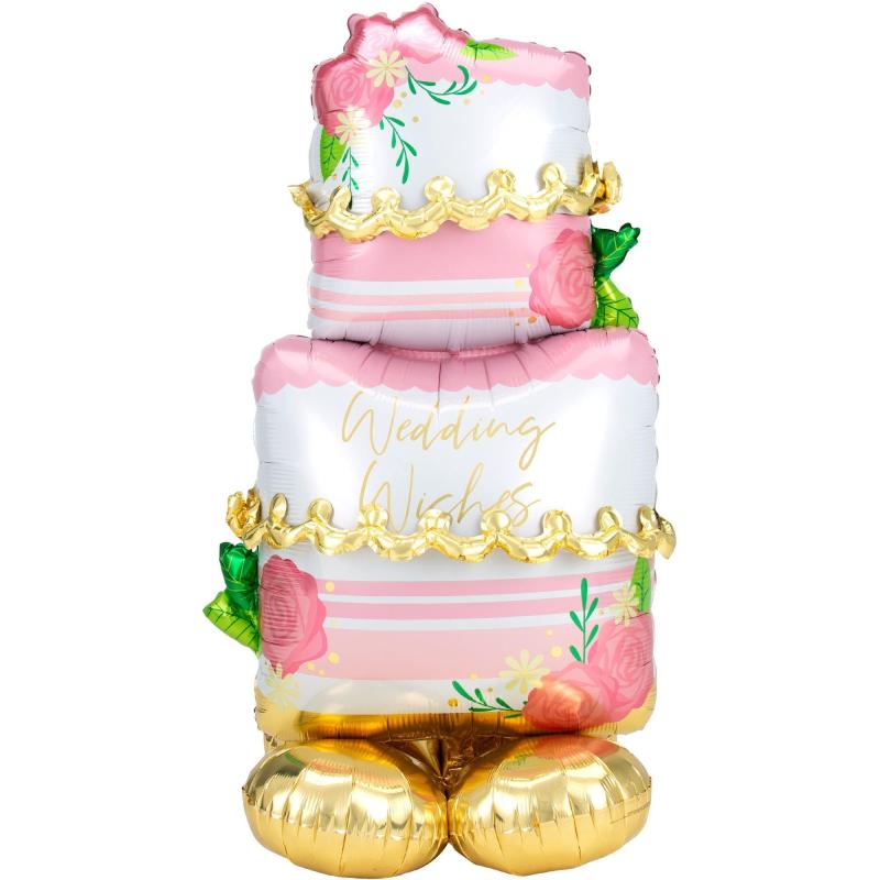 Airloonz Wedding Cake Balloon, 52In  |  Giant Giant Giant