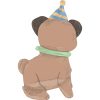 Gliding Puppy Foil Balloon, 34In X 38In – Pawsome Birthday  |  Giant Giant Giant