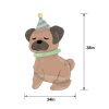 Gliding Puppy Foil Balloon, 34In X 38In – Pawsome Birthday  |  Giant Giant Giant