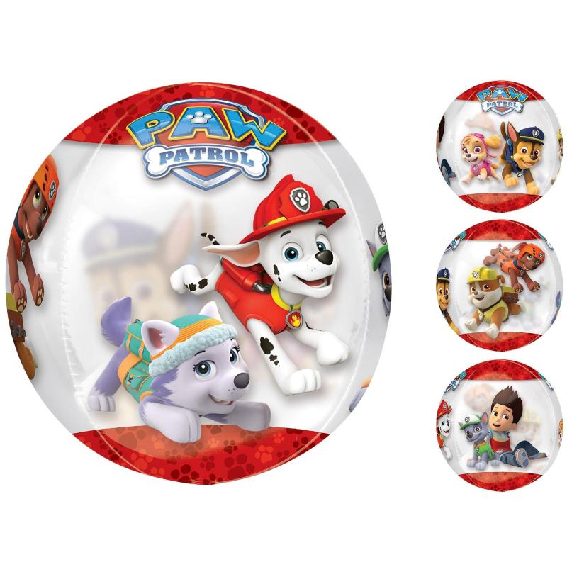 Paw Patrol Balloon – See Thru Orbz  |  Characters Characters Characters