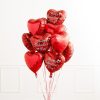 Red Heart Foil Balloon, 17In  |  Shop by Color Shop by Color Shop by Color