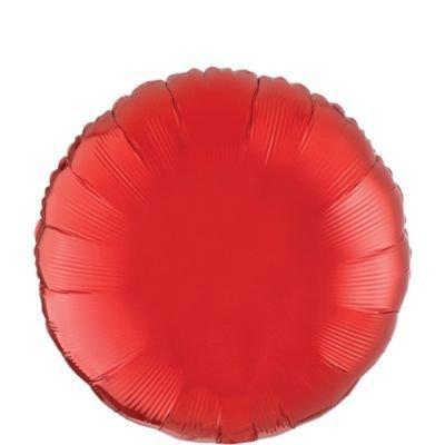 Red Round Foil Balloon, 17In  |  Shop by Color Shop by Color Shop by Color