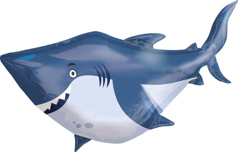 Under The Sea Shark Balloon 40In X 32In – Giant  |  Giant Giant Giant