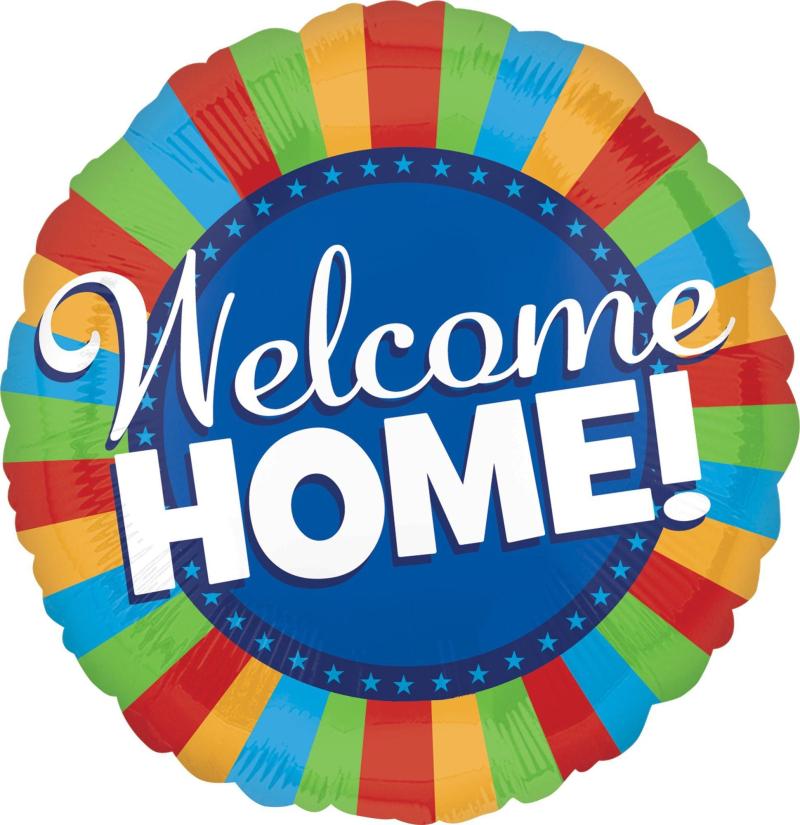 Welcome Home Blitz Foil Balloon, 32In  |  Giant Giant Giant