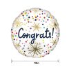 Confetti Sprinkle Congrats Foil Balloon, 18In  |  Shop by Type Shop by Type Shop by Type