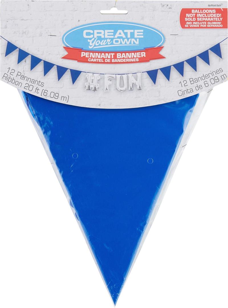 Create Your Own Royal Blue Pennant Banner  |  Shop by Type Shop by Type Shop by Type