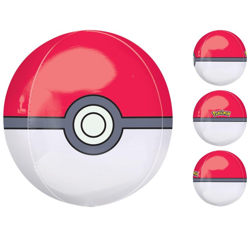 PokÉ Ball Balloon – Orbz, 16In  |  Characters Characters Characters